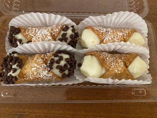 Fresh Cannoli's - Qty 4 (3-4 inches long)